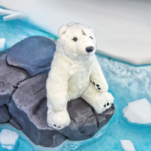 Minka (Polar Bear - 30cm, sitting) - Image 4